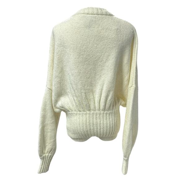 Farm Rio Off-White Bubble Knit Cardigan - Picture 6 of 7